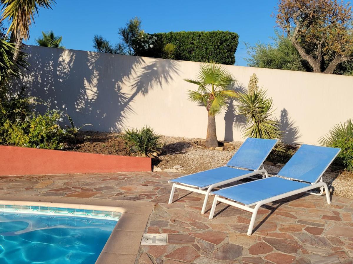 Villa Palm' Issambres 6-7 Personnes, Clim, Avec Piscine, Jardin Et Parking Prives La Garonnette-Plage Экстерьер фото